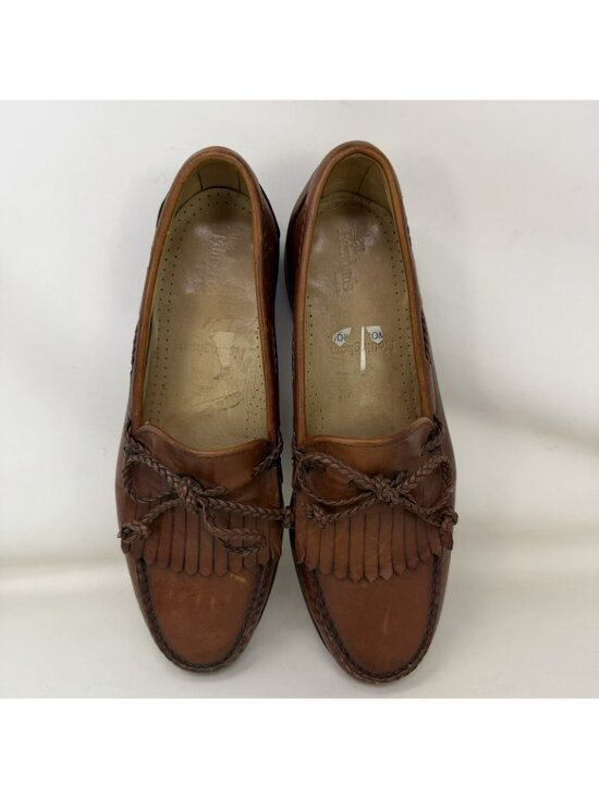 Allen Edmonds Nottingham Kiltie Leather Loafers Shoes Brown Men’s Size 8.5 EEE main image 4